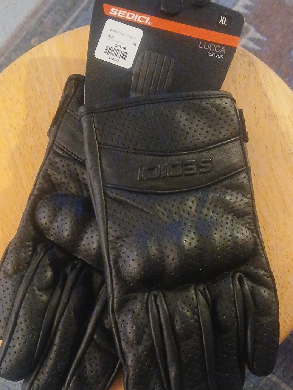 SEDICI LUCCA XL Black Motorcycle Gloves - Picture 1 of 6